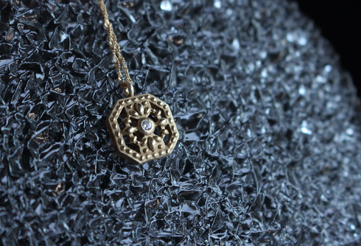 octagon necklace 